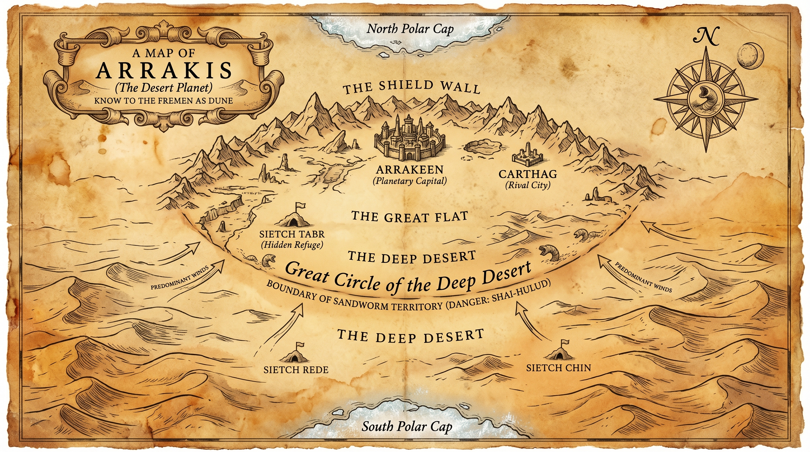 Map of Arrakis