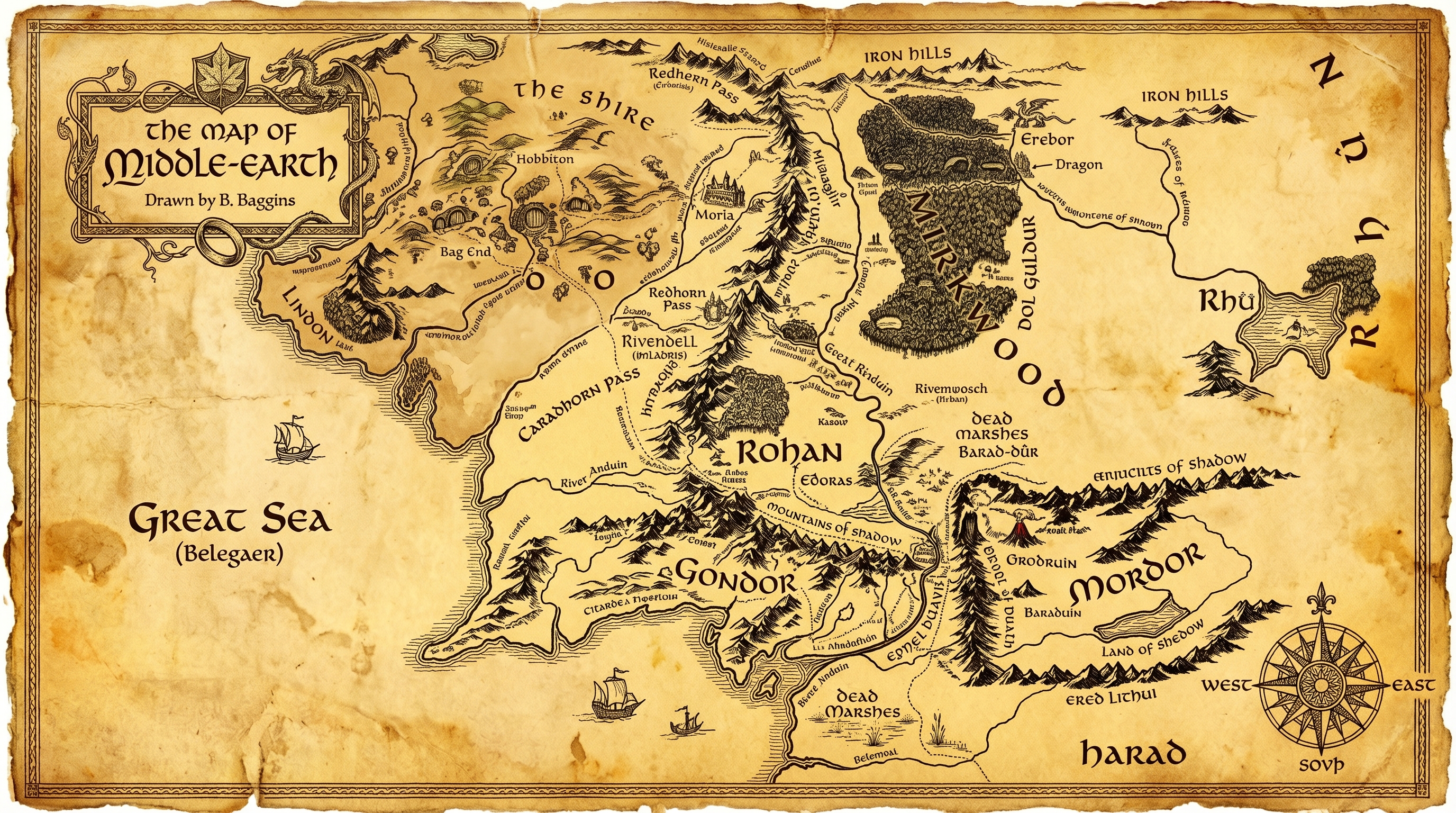Map of Middle-earth